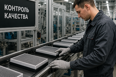 контроль качества автомобильных фильтров